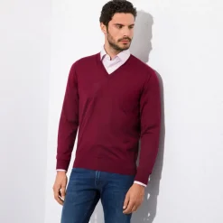 Sale V-Neck Sweatshirt Mens Knitwear