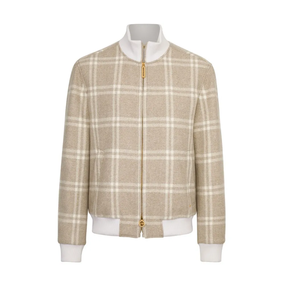 Discount Wool And Cashmere Blouson Mens Outerwear