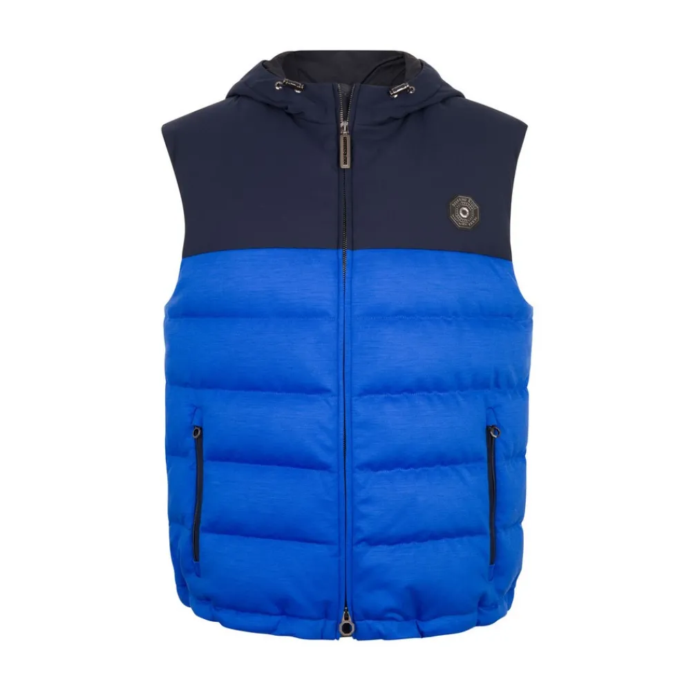 Best Sale Wool And Sea Snakeskin Hooded Gilet Mens Luxury Tech