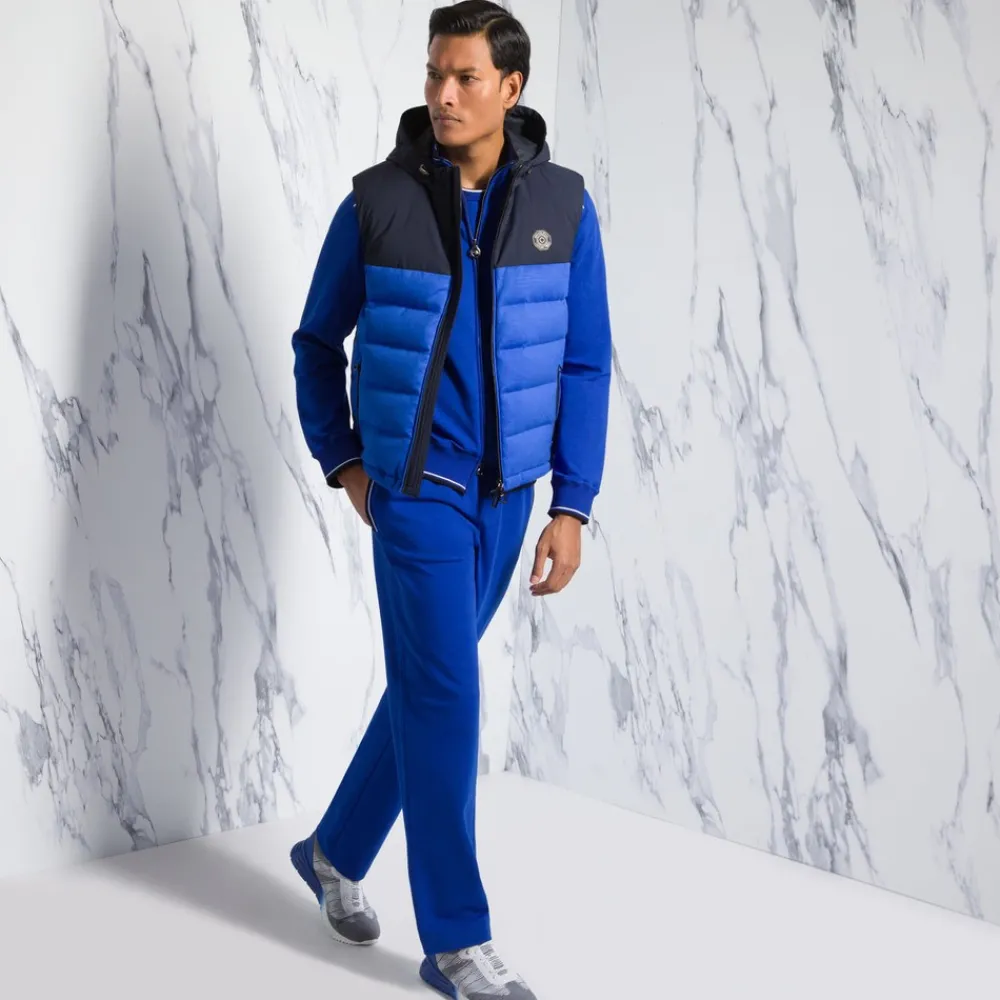 Best Sale Wool And Sea Snakeskin Hooded Gilet Mens Luxury Tech