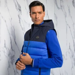 Best Sale Wool And Sea Snakeskin Hooded Gilet Mens Luxury Tech