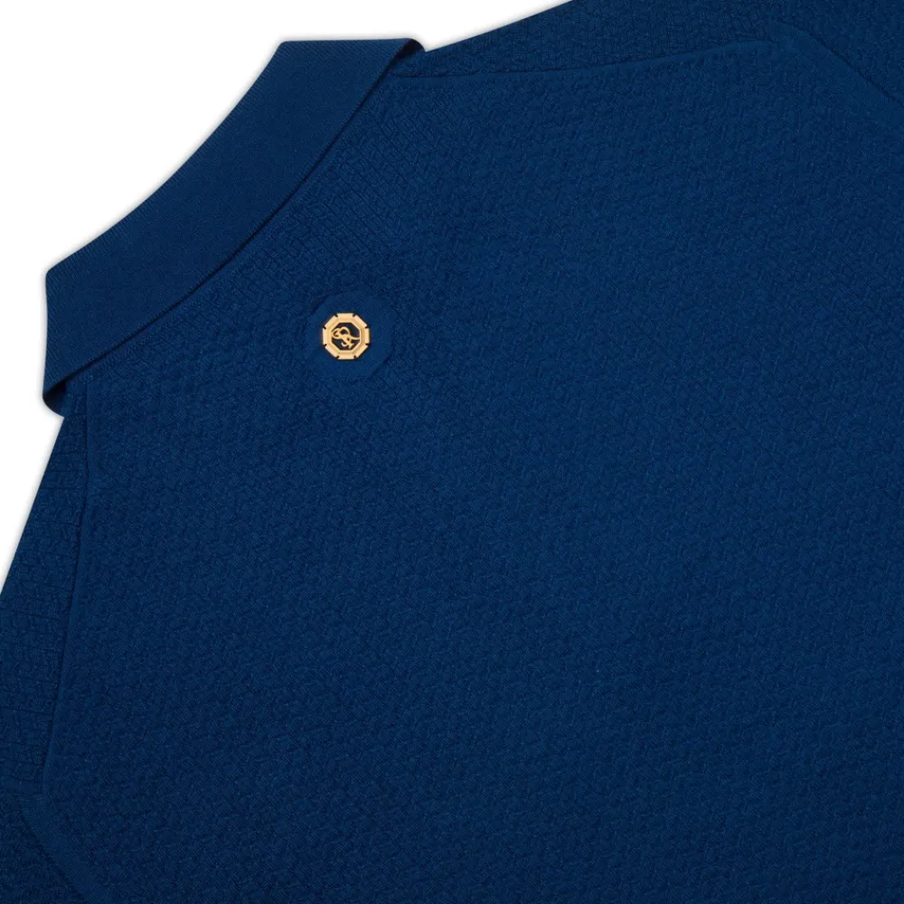 Cheap Wool And Silk Zip Polo Shirt Mens Knitwear