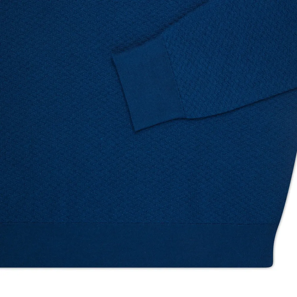 Cheap Wool And Silk Zip Polo Shirt Mens Knitwear