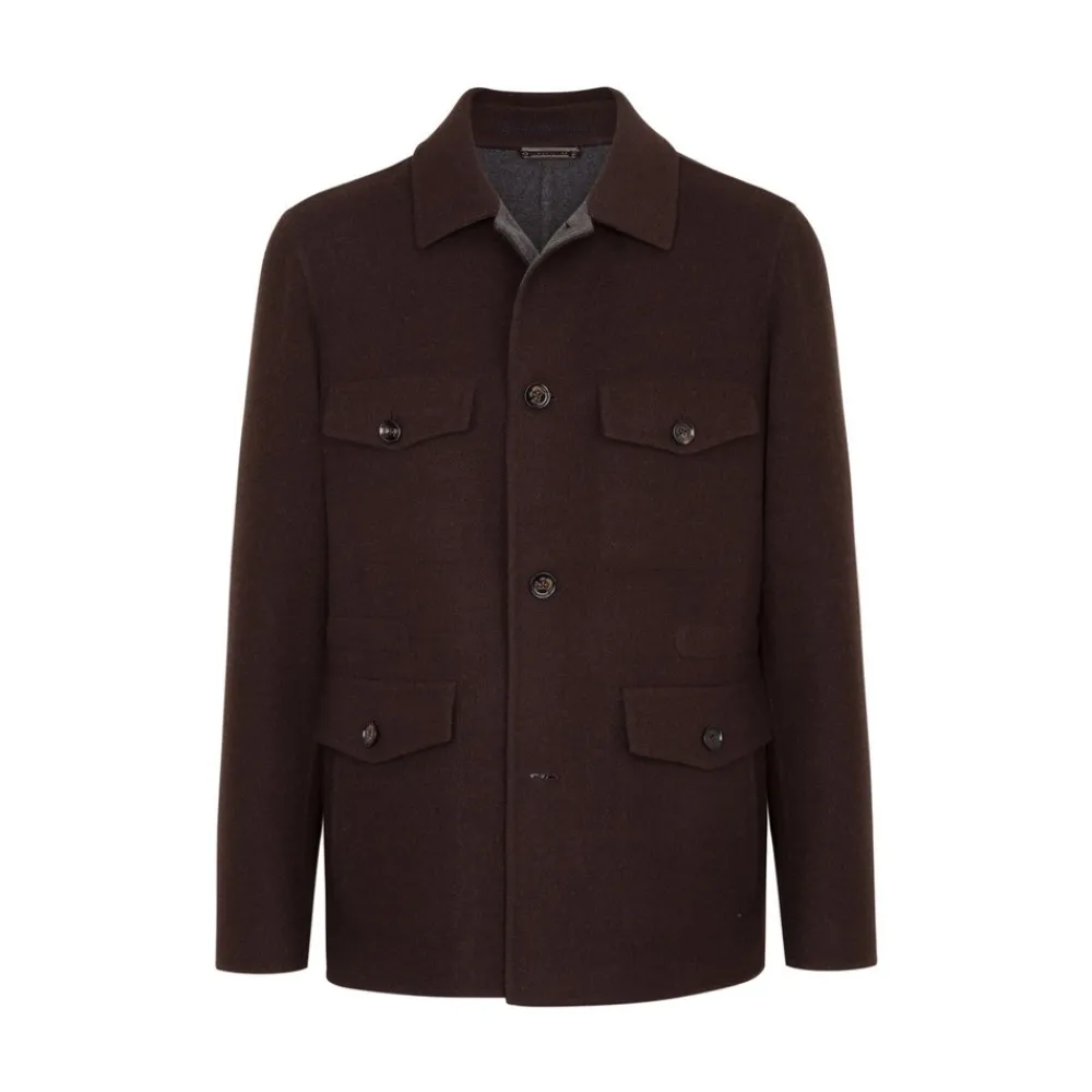 Fashion Wool Field Jacket Mens Outerwear