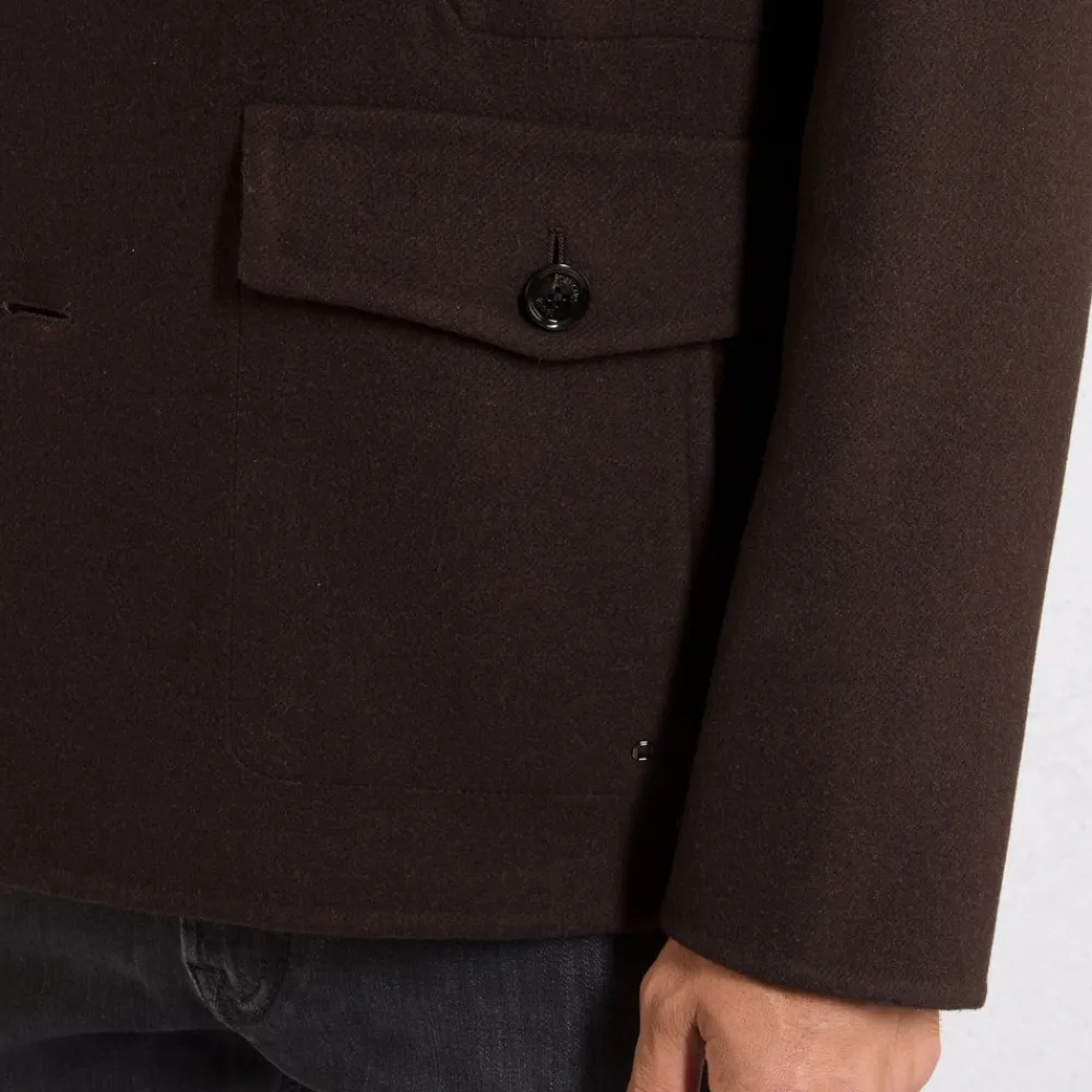 Fashion Wool Field Jacket Mens Outerwear