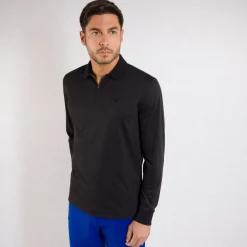 Cheap Wool Zip Polo Shirt Mens Knitwear