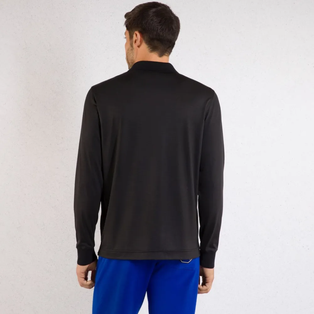 Cheap Wool Zip Polo Shirt Mens Knitwear