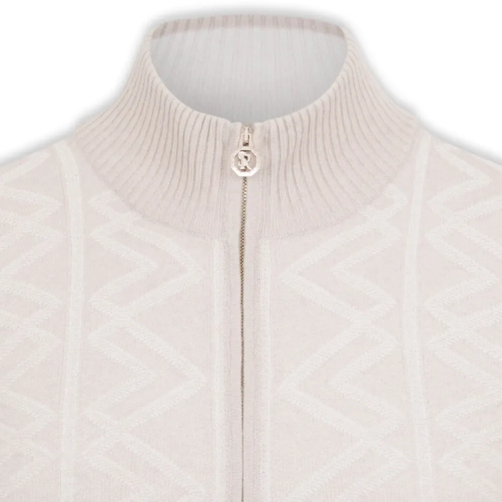 Online Zip Blouson With Jacquard Mens Last Sizes