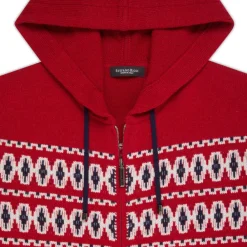 Store Zip Hooded Blouson Mens Knitwear