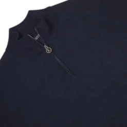 Sale Zip Mock Neck Sweater Mens Knitwear