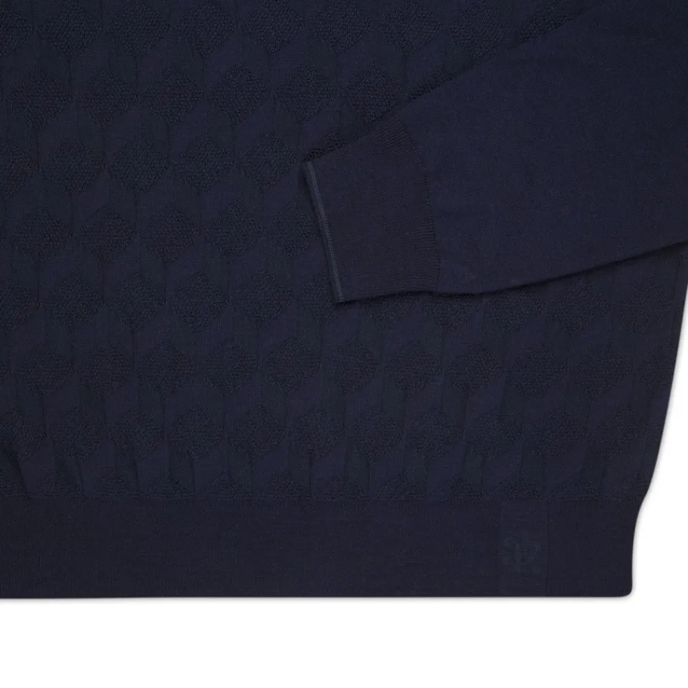 Sale Zip Mock Neck Sweater Mens Knitwear