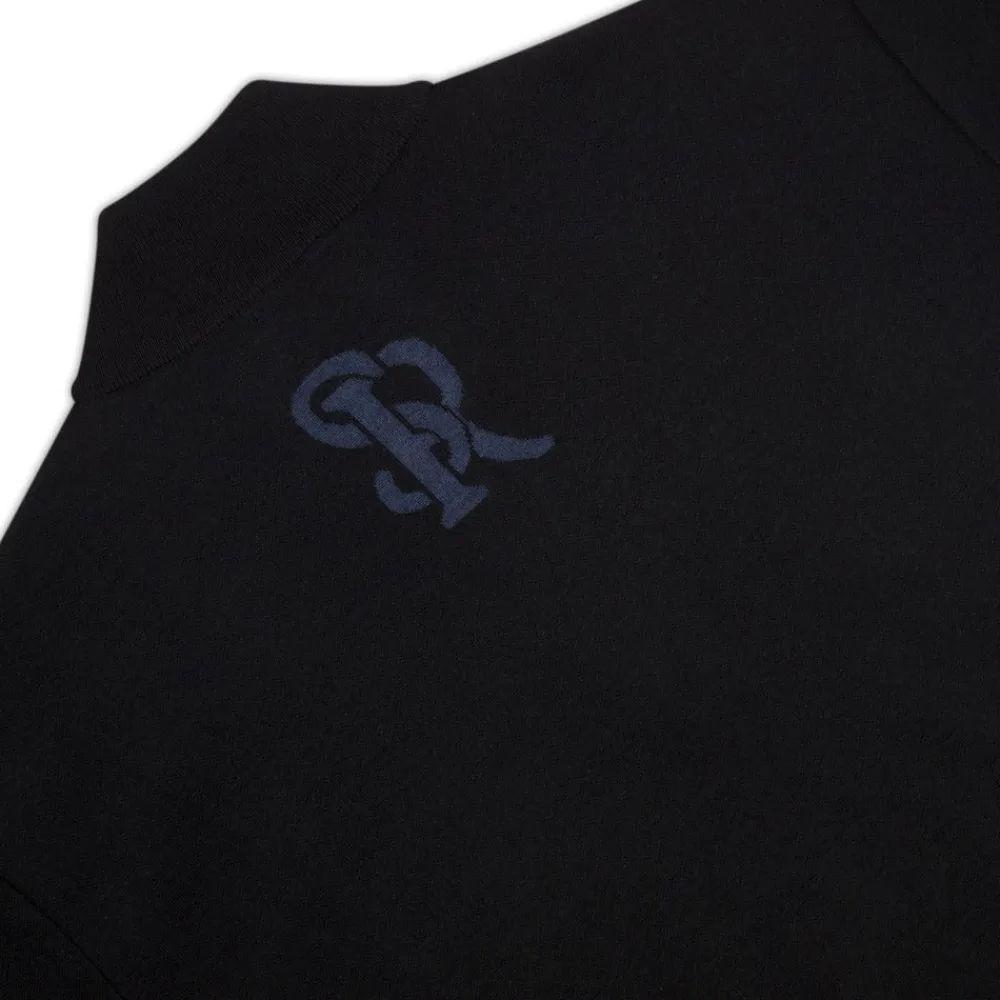 Fashion Zip Mock Neck Sweater Mens Jogging Suits