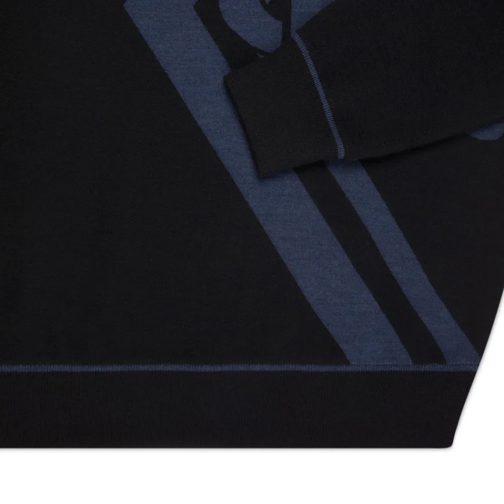 Fashion Zip Mock Neck Sweater Mens Jogging Suits