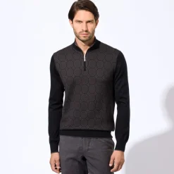 Clearance Zip Mockneck Sweater Mens Last Sizes