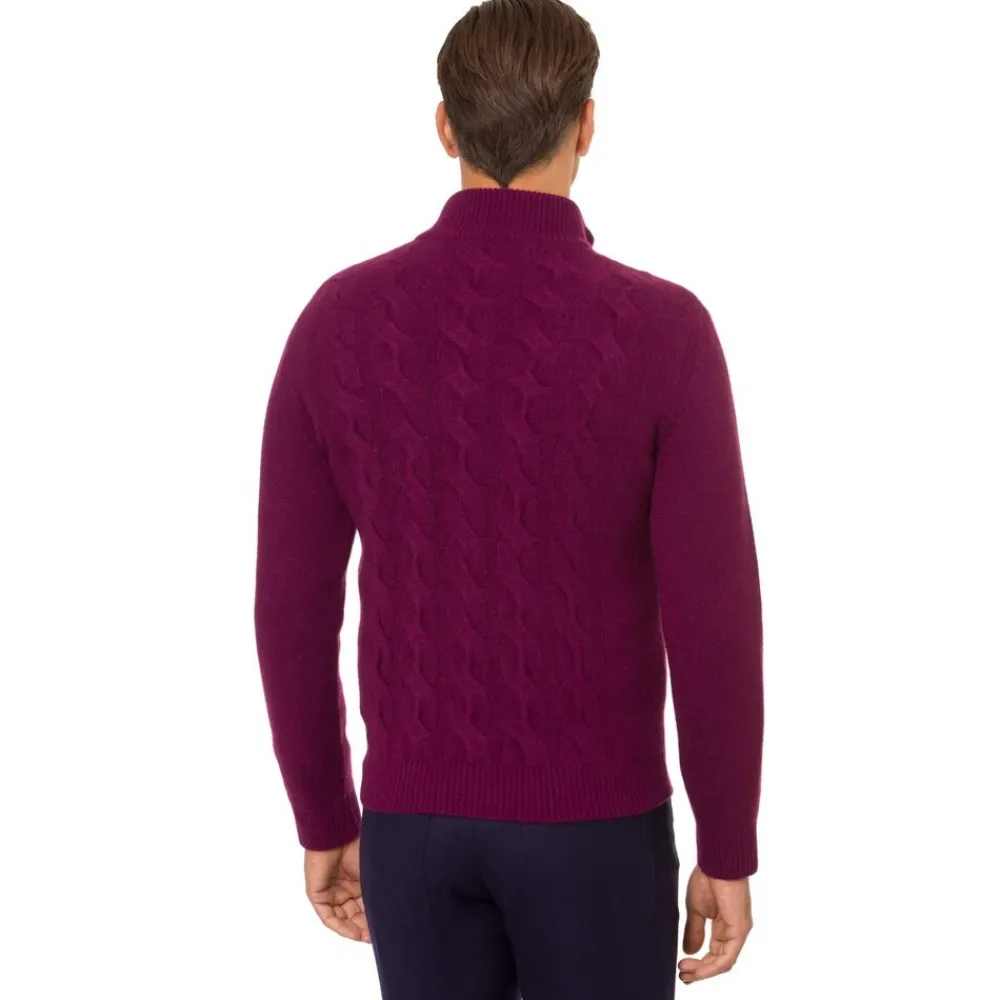 Sale Zip Mockneck Sweater Mens Knitwear
