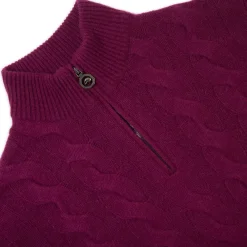 Sale Zip Mockneck Sweater Mens Knitwear