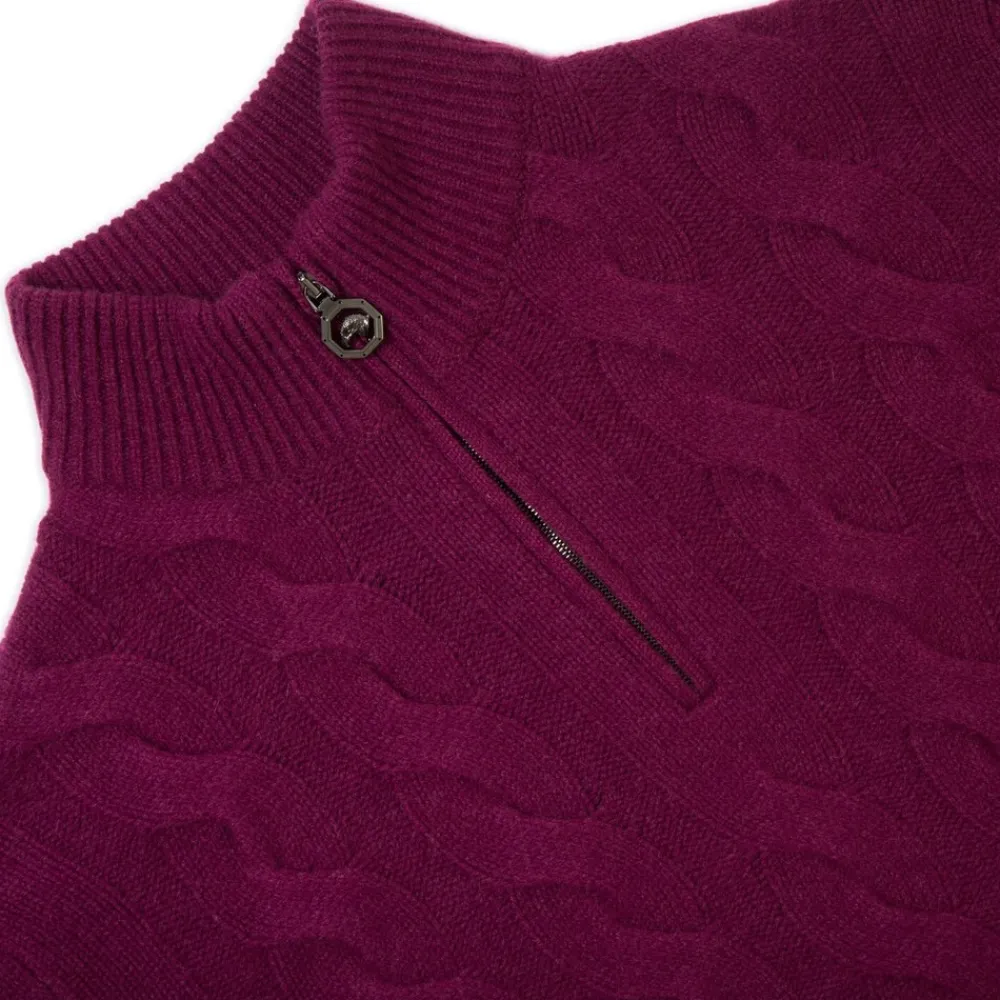 Sale Zip Mockneck Sweater Mens Knitwear