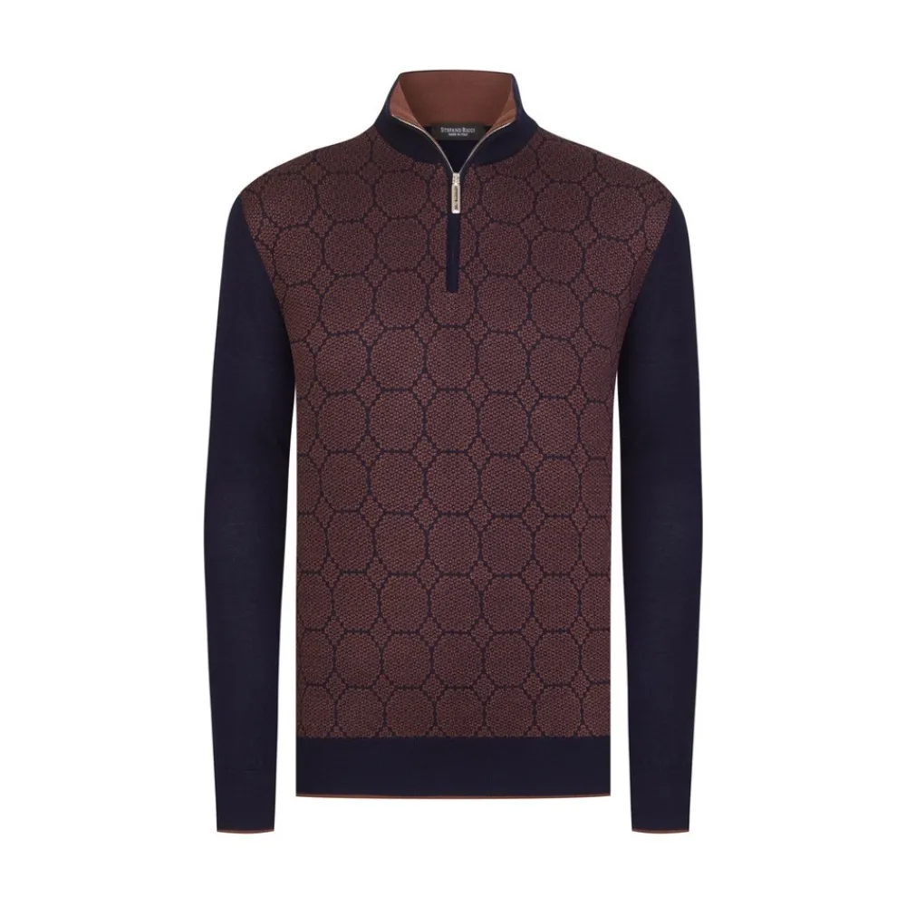 Sale Zip Mockneck Sweater Mens Knitwear