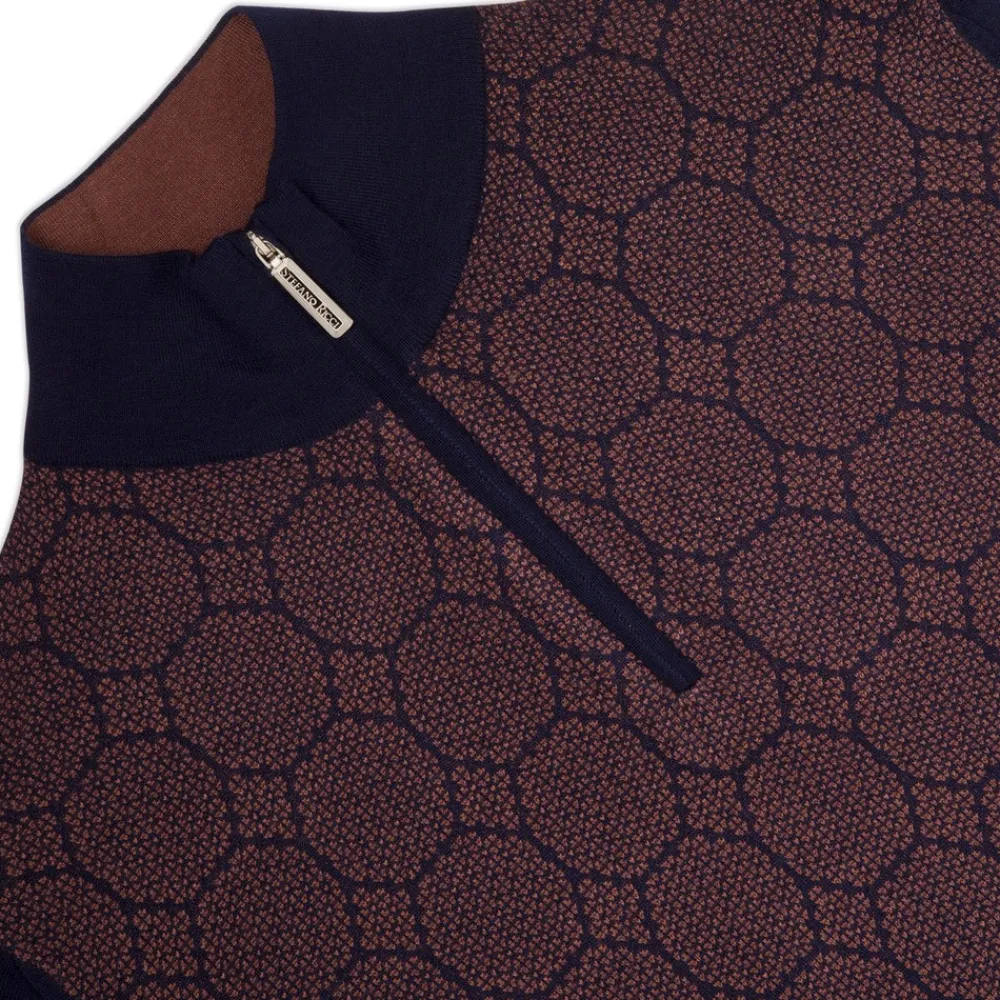 Sale Zip Mockneck Sweater Mens Knitwear
