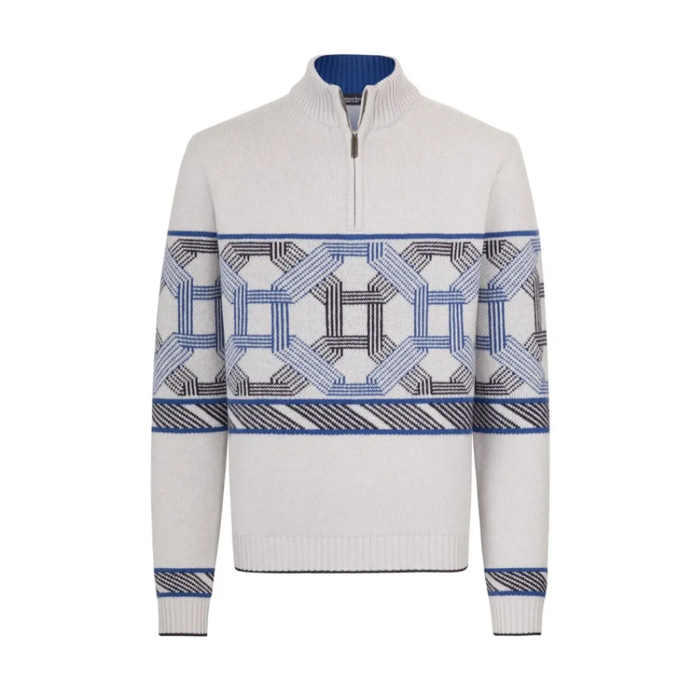 Flash Sale Zip Mockneck Sweater Mens Luxury Tech