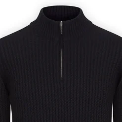 Cheap Zip Mockneck Sweater Mens Knitwear