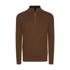 Outlet Zip Mockneck Sweater Mens Knitwear