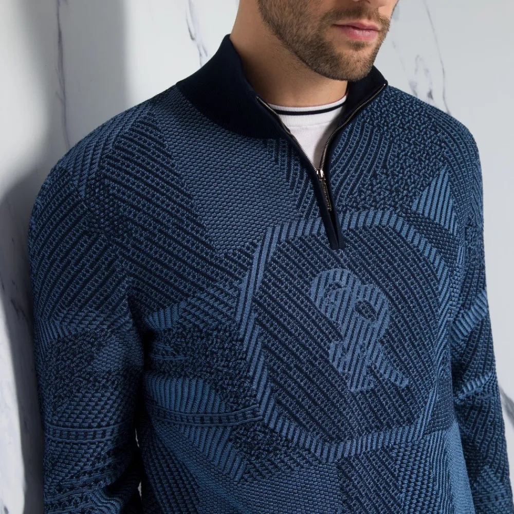Sale Zip Mockneck Sweater Mens Luxury Tech