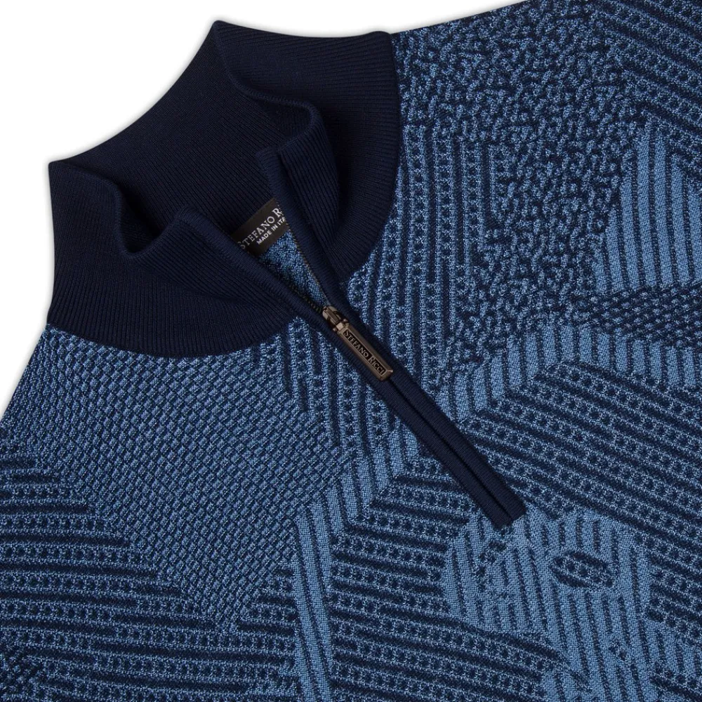 Sale Zip Mockneck Sweater Mens Luxury Tech