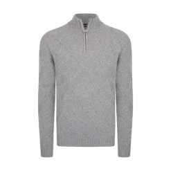 Shop Zip Mockneck Sweater Mens Knitwear