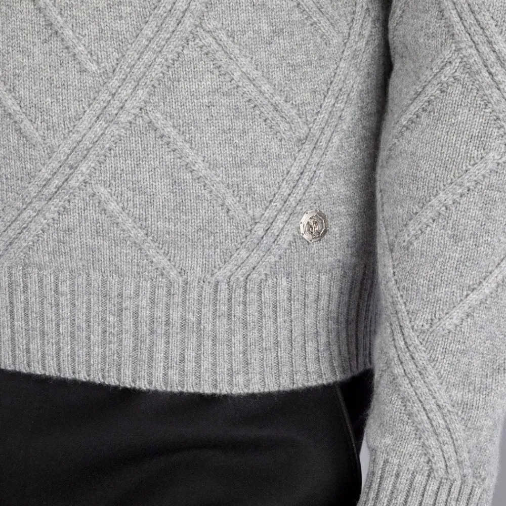 Shop Zip Mockneck Sweater Mens Knitwear
