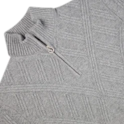Shop Zip Mockneck Sweater Mens Knitwear