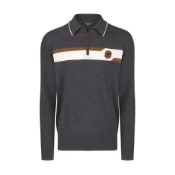 Discount Zip Polo Mens Knitwear