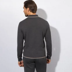 Discount Zip Polo Mens Knitwear