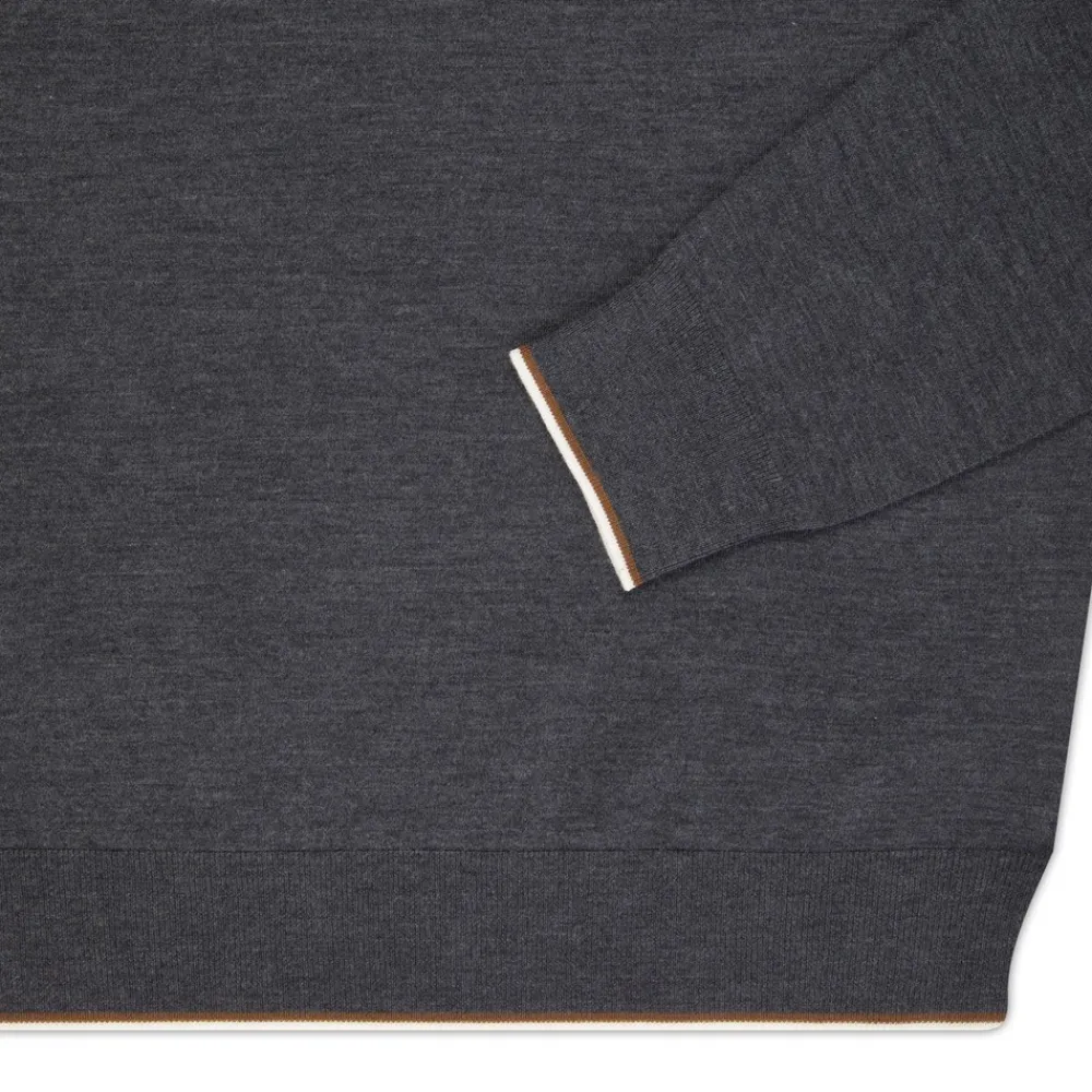 Discount Zip Polo Mens Knitwear