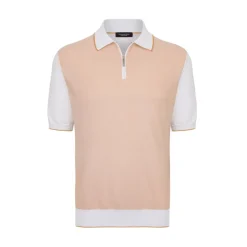 Fashion Zip Polo Mens Last Sizes