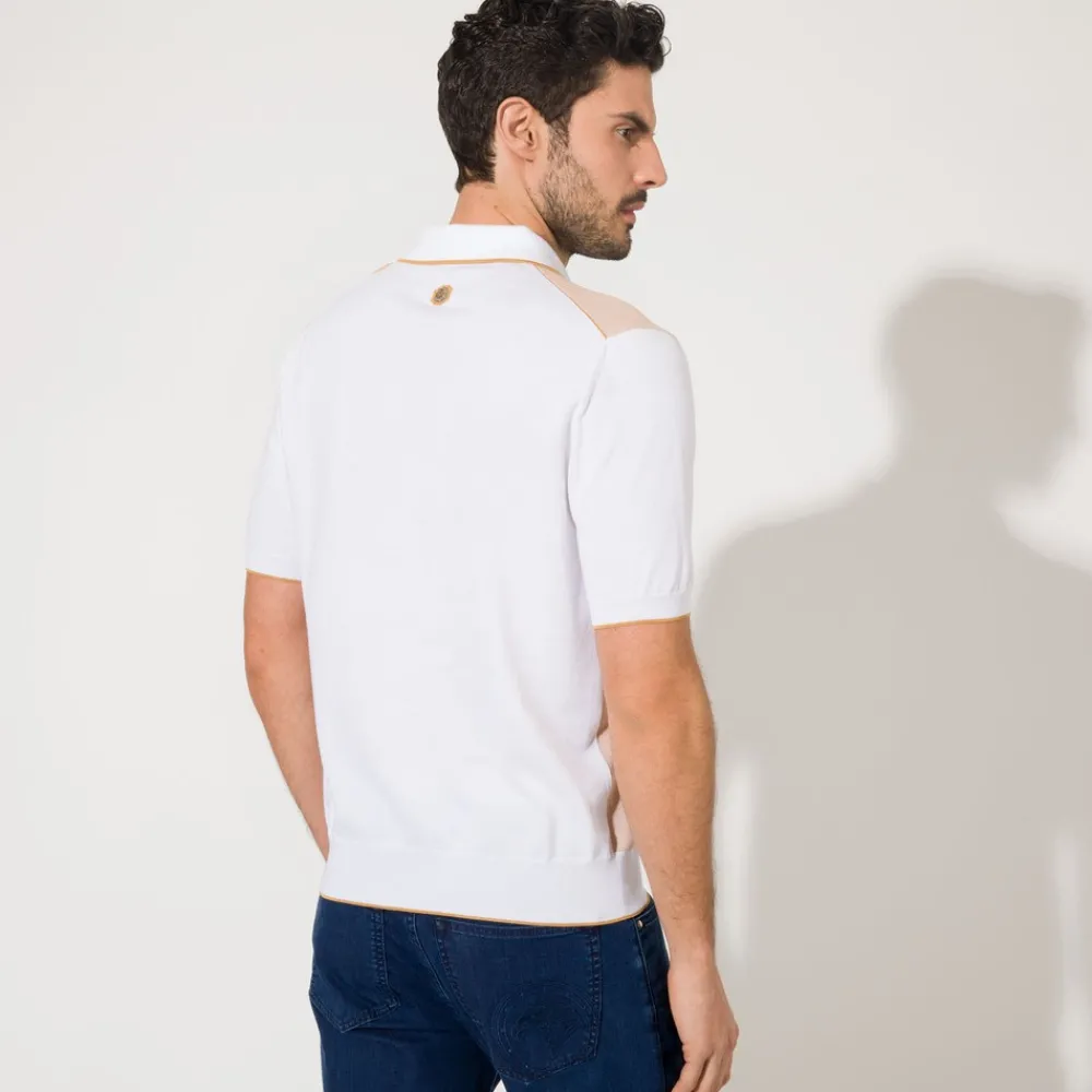 Fashion Zip Polo Mens Last Sizes