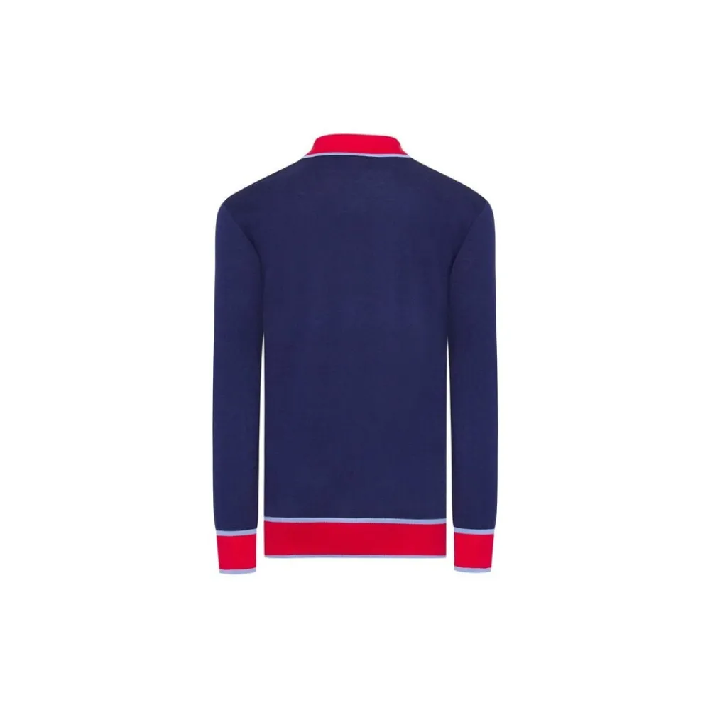 Online Zip Polo Junior Knitwear