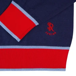 Online Zip Polo Junior Knitwear