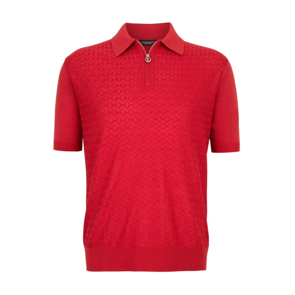 New Zip Polo Shirt Mens Last Sizes