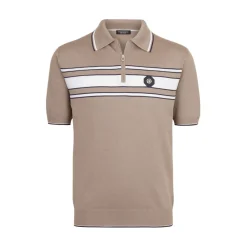 Shop Zip Polo Shirt Mens Knitwear