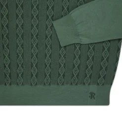 Fashion Zip Polo Shirt Mens Knitwear