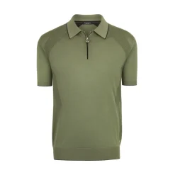 New Zip Polo Shirt Mens Last Sizes