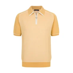 New Zip Polo Shirt Mens Knitwear