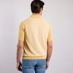 New Zip Polo Shirt Mens Knitwear