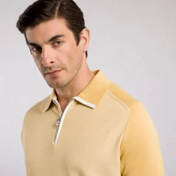 New Zip Polo Shirt Mens Knitwear