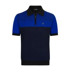 Shop Zip Polo Shirt Mens Knitwear