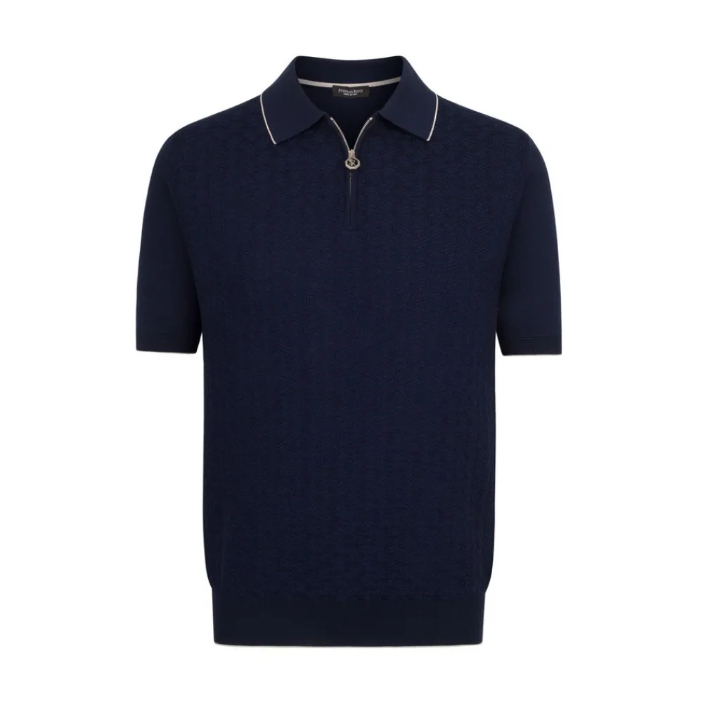 Clearance Zip Polo Shirt Mens Last Sizes
