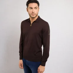 Best Zip Polo Shirt Mens Knitwear