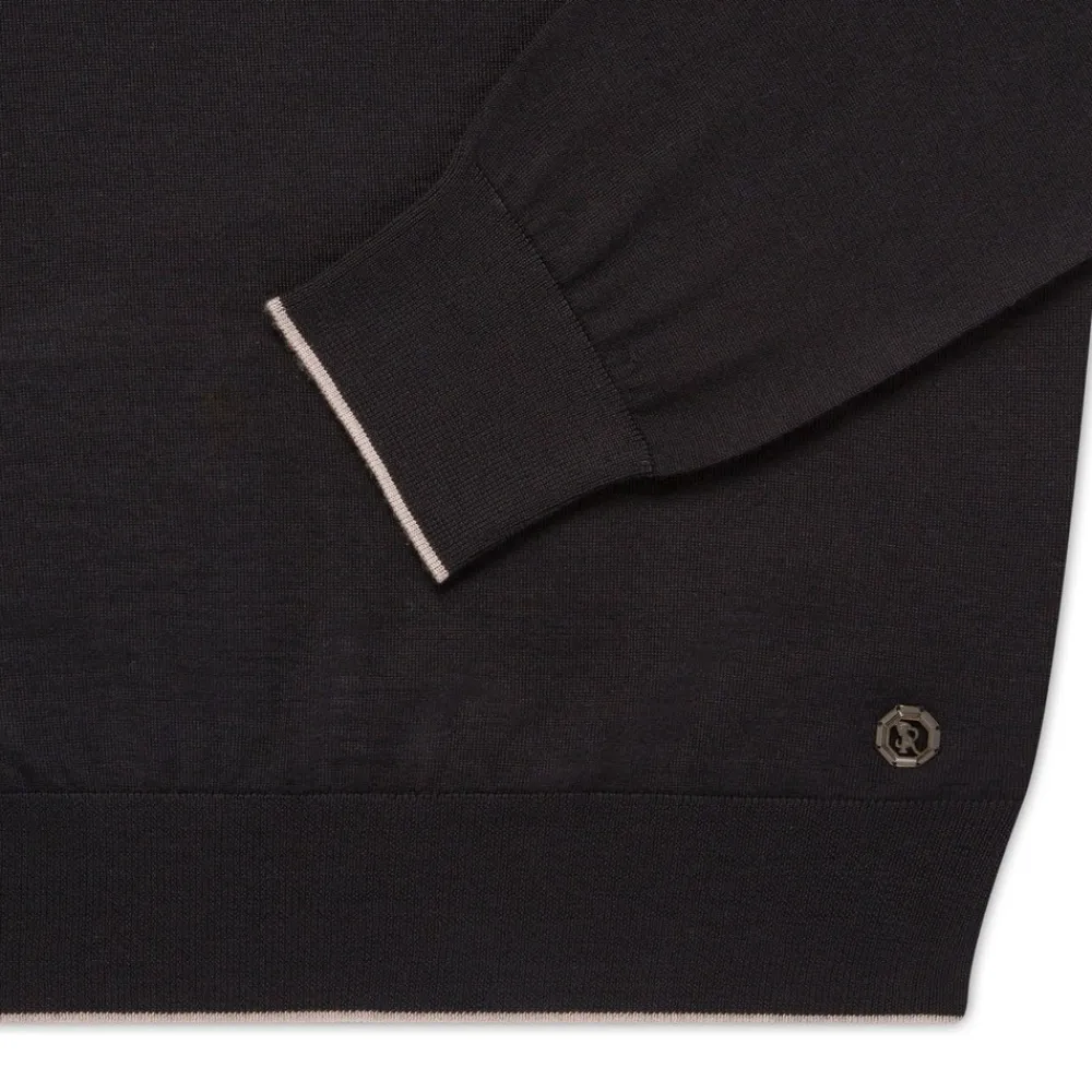 Clearance Zip Polo Shirt Mens Last Sizes