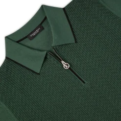Flash Sale Zip Polo Shirt Mens Knitwear